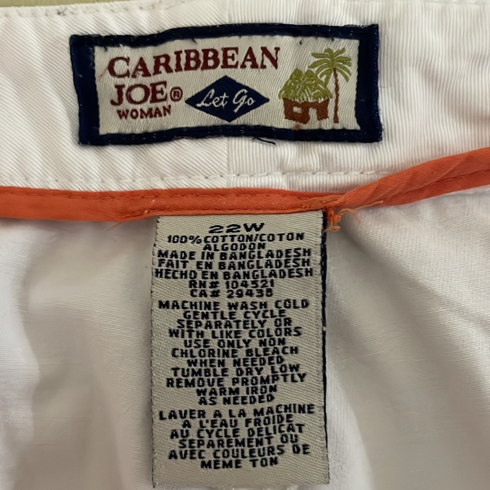 Caribbean Joe White Capris - Picture 6 of 6
